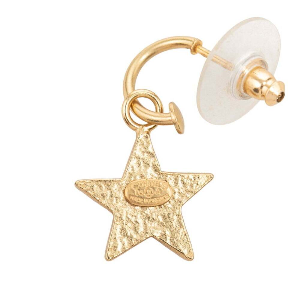 CHANEL Cream Logo Earrings - Picture 3 of 3